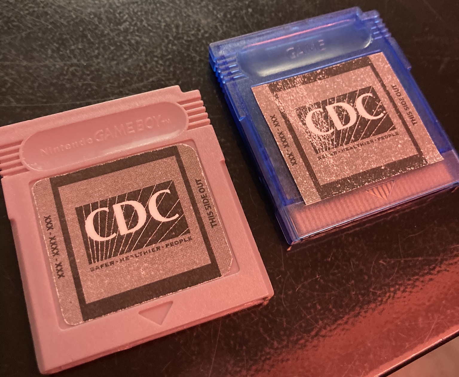 Different Gameboy Cartridges